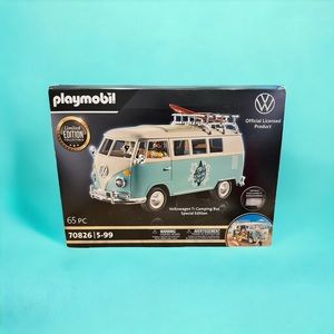 Limited Edition Volkswagen T1 Camper Van PlayMobil Set - 70826